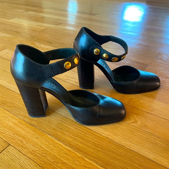 Mulberry Mary Janes with Brass Detail - Picture 4 of 5